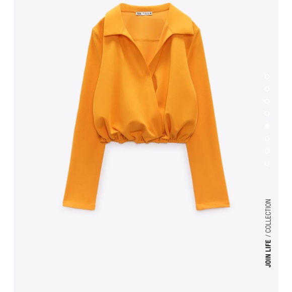 ZARA 2PIECES CROSSOVER FLOWY TOP AND PANTS WITH SIDE VENTS. - Picture 7 of 15